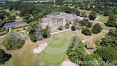 Kilkea Castle. Castledermot. county Kildare. Ireland Stock Photo