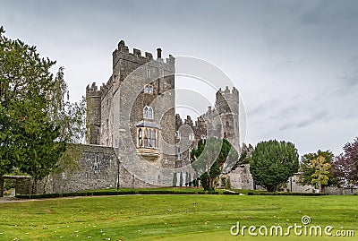 Kilkea Castle, Ireland Stock Photo