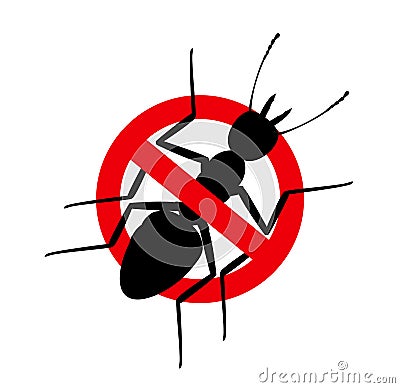 Kill Termite Sign Vector Illustration