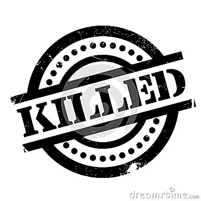 Killed rubber stamp Stock Photo