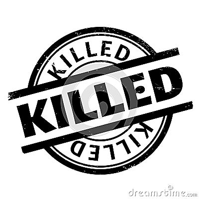 Killed rubber stamp Stock Photo