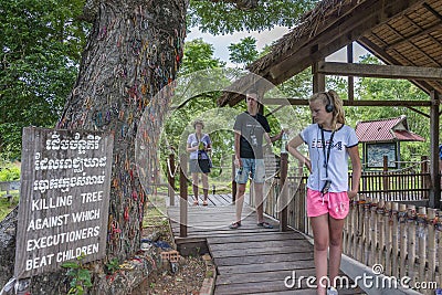 Killing fields, Cambodia Editorial Stock Photo