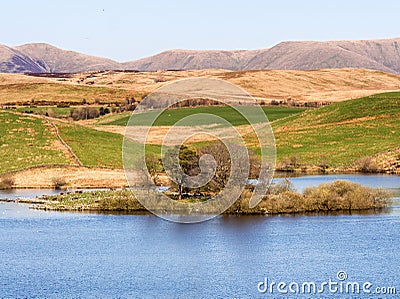 Killington reservoir Stock Photo