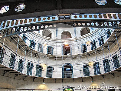 Kilmainham Gaol Museum Main Area Inside Editorial Stock Photo