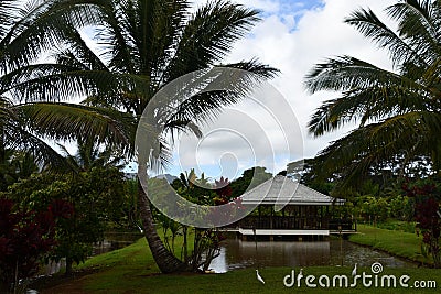 Kilohana Plantation at Lihue on Kauai Island in Hawaii Editorial Stock Photo