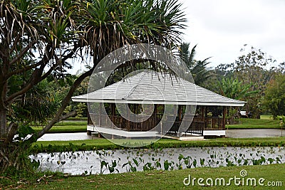 Kilohana Plantation at Lihue on Kauai Island in Hawaii Editorial Stock Photo