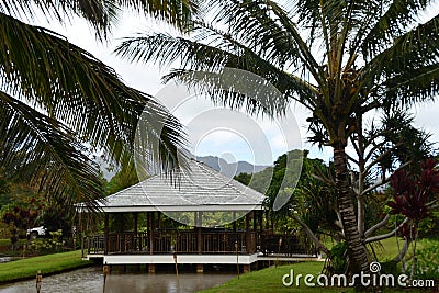 Kilohana Plantation at Lihue on Kauai Island in Hawaii Editorial Stock Photo