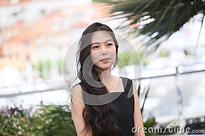 Kim Minhee attends the `Claire`s Camera Keul-Le-Eo-Ui-Ka-Me-La Editorial Stock Photo