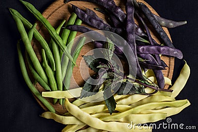 3 kind of asparagus Stock Photo