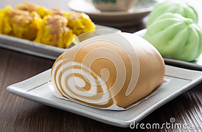 A kind of chinese bread, Mantou Stock Photo