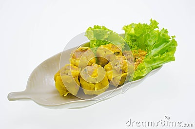 Kind of Chinese steamed shrimp dumplings Stock Photo