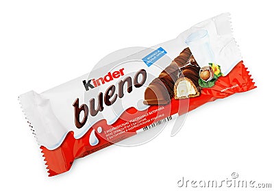 Kinder Bueno Chocolate Candy Bar Editorial Stock Photo