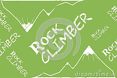 Kinesio tape horizontal seamless pattern or background. Rock climber mountain, sport textile vector Vector Illustration