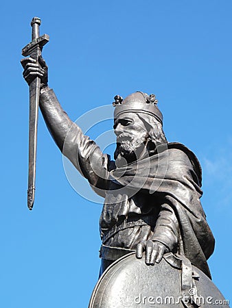 King Alfred The Great Stock Photo