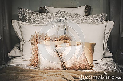 King bed Stock Photo