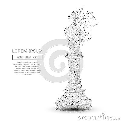 King of chess Vector Illustration