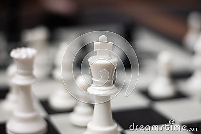 King Chess Game Piece Stock Photo