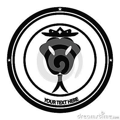 King cobra logo icon design illustration modern Cartoon Illustration