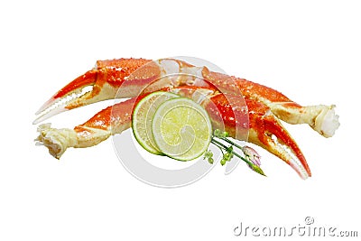 King Crab Legs Stock Photo