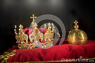 King crown jewels Stock Photo