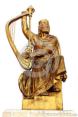 King David sculpture Stock Photo