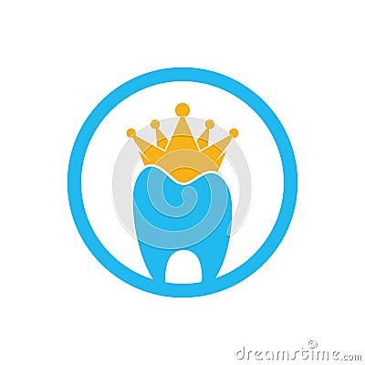 King Dental logo designs concept vector. Vector Illustration