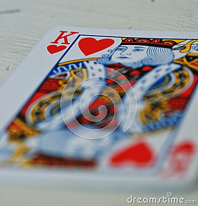 King of Hearts Stock Photo