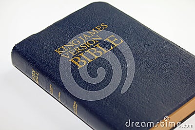 King James Version Bible Stock Photo