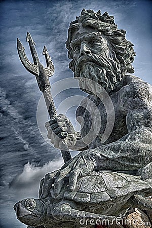 King Neptune Stock Photo