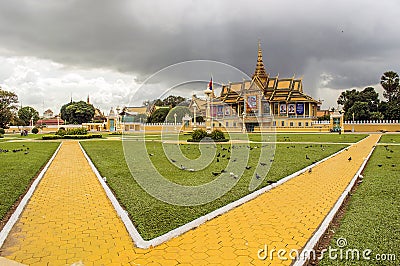 King palace phnom penh Editorial Stock Photo