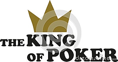 The king of Poker Vector Illustration