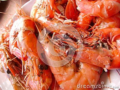 King prawn seafood Stock Photo