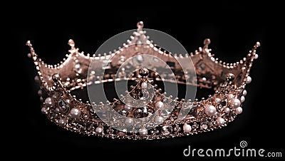 A King or Queens Crown Stock Photo