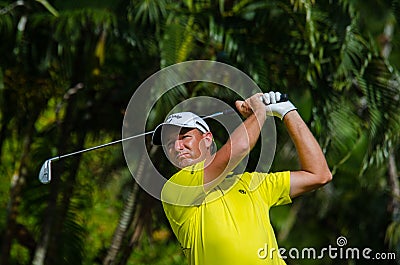 King's Cup 2016, Golf in Thailand. Editorial Stock Photo