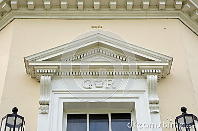 The King`s Observatory entrance, Old Deer Park, Richmond Stock Photo