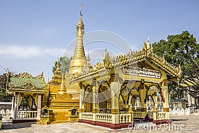 The king's palace of Loikaw Stock Photo