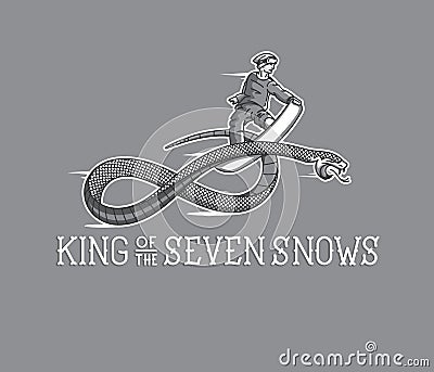 King of the seven snows Stock Photo