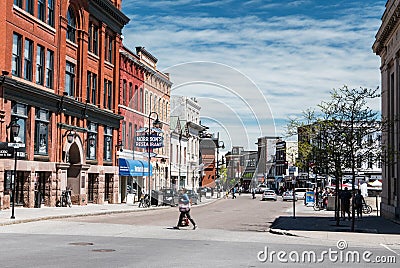 King Street Kingston Ontario Editorial Stock Photo