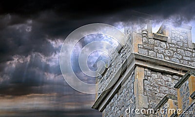 Kingdom of the heavens castle Stock Photo