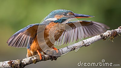 Kingfisher bird Stock Photo