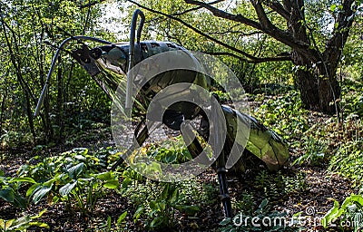 A Giant Iron Ant at the Marie-Victorin Park Editorial Stock Photo