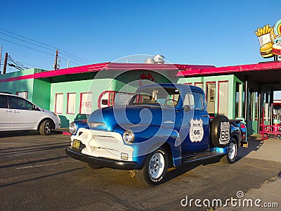 Kingman, Historic Route 66, Favourite Restaurant, Arizona Editorial Stock Photo