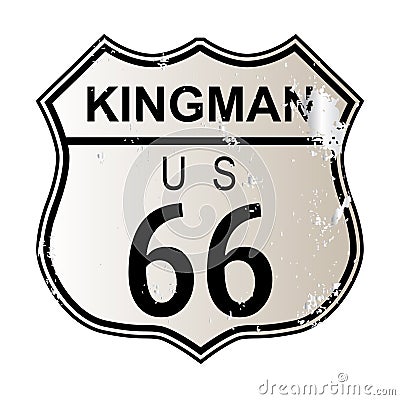 Kingman Route 66 Vector Illustration