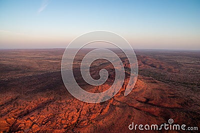 Kings Canyon in Australia Stock Photo