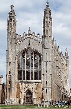 Kings College Chapel Cambridge University England Editorial Stock Photo