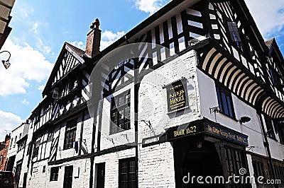 Kings Head Pub, Chester. Editorial Stock Photo