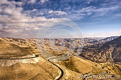 KINGS ROAD - JORDAN Stock Photo