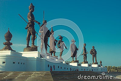 7 kings of thailand Editorial Stock Photo