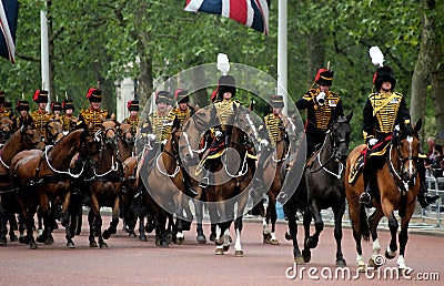 The Kings Troop Royal Horse Artillery Editorial Stock Photo