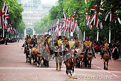 The Kings Troop Royal Horse Artillery Editorial Stock Photo